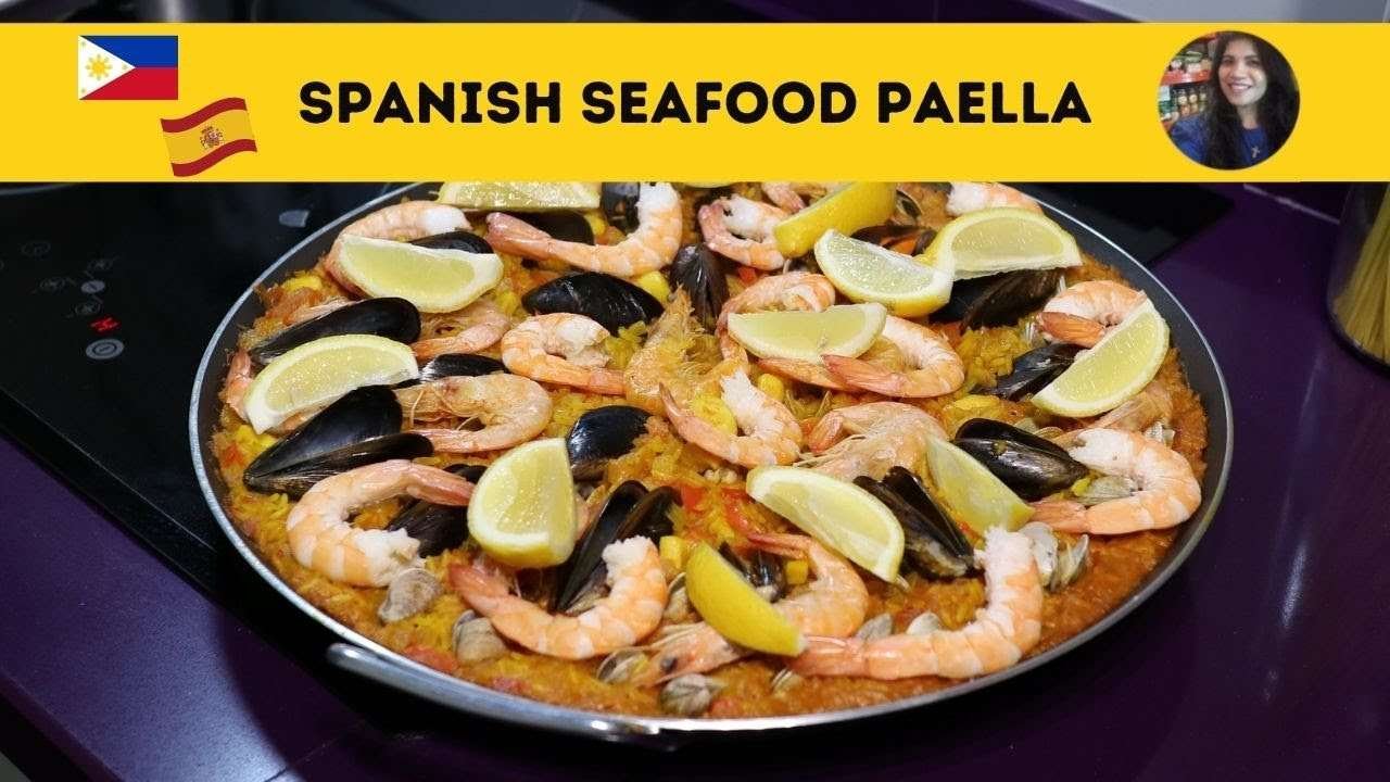 Paella Recipe /How I Make Spanish Paella / Easy And Delicious Seafood Paella / Geleen Cooking