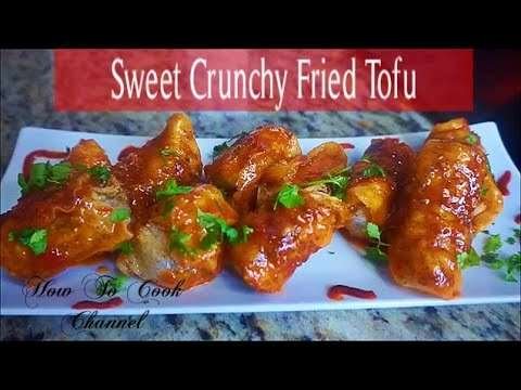 Sweet And Crunchy Fried To Tofu | TOFU NUGGETS | CRISPY TOFU RECIPE