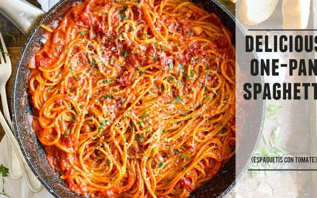 One-Pan Spaghetti with a Smoky Tomato Sauce | Easy & Delicious Recipe