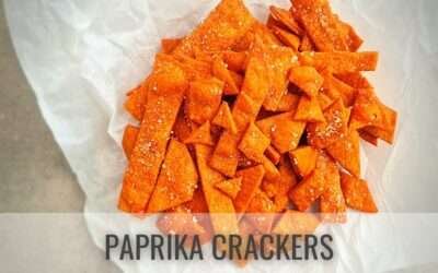 Homemade Paprika Crackers recipe | How To Make Smoked Paprika Crackers Easily At Home | No Mixer