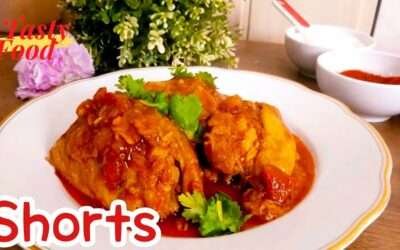 #Shorts paprikash chicken l chicken stew with paprika.-Hungarian Food l Tasty Food
