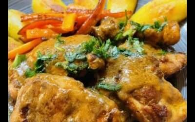Chicken thigh with Paprika