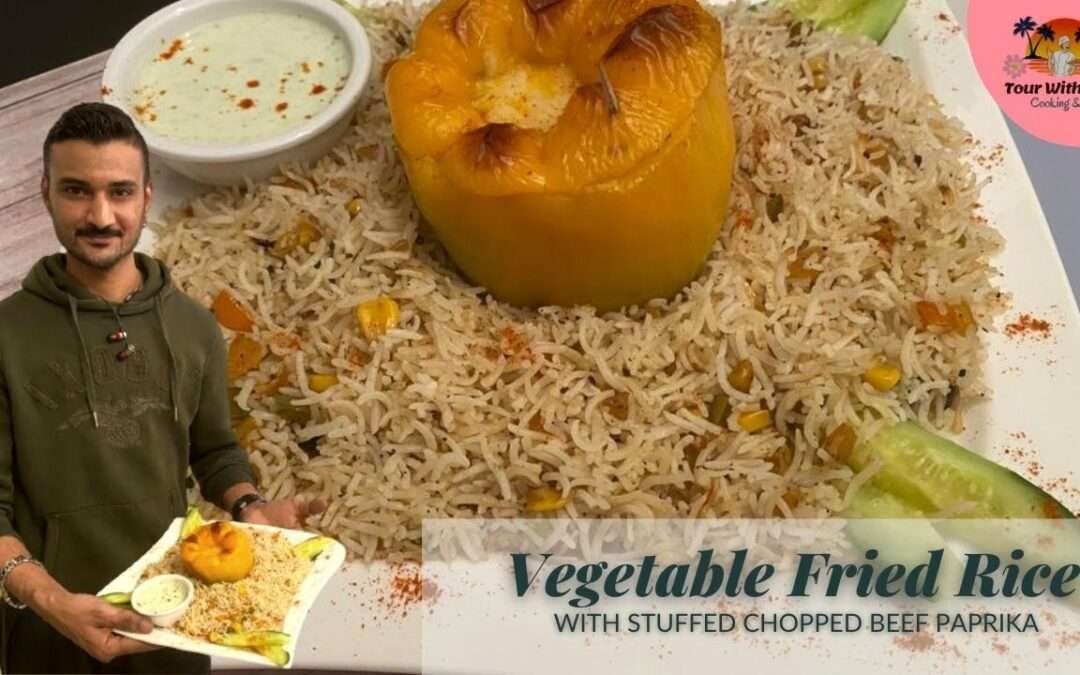 Vegtable Fried Rice With Chopped Beef Paprika  Tour With Taste  Coming Up next