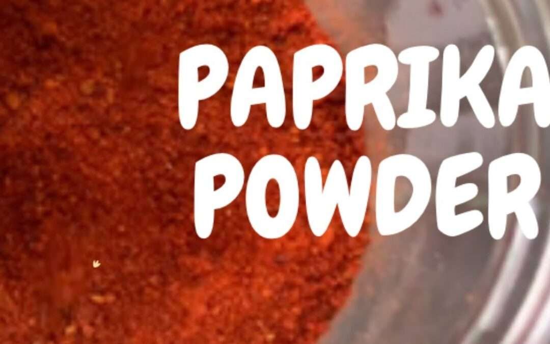 Easy Homemade Paprika Powder || Uses & Health Benefits of Paprika Powder || Oluwatunseyi