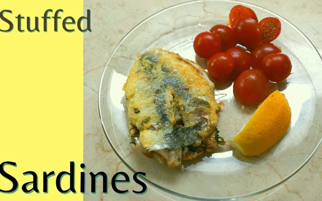 The BEST stuffed SARDINES with garlic, parsley, coriander, paprika and cumin, by Cakes and Tips