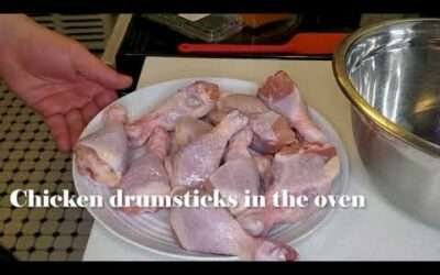 Delicious Chicken Drumsticks with Paprika and Herbs Baked