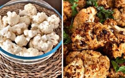Smoked Paprika Roasted Cauli-Florets (Air Fryer Recipe) #shorts #ALCNH
