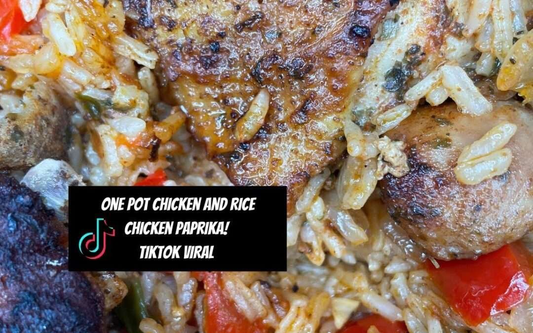 Viral Tiktok One Pot Meal! Chicken Paprika! #shorts #tiktokviral