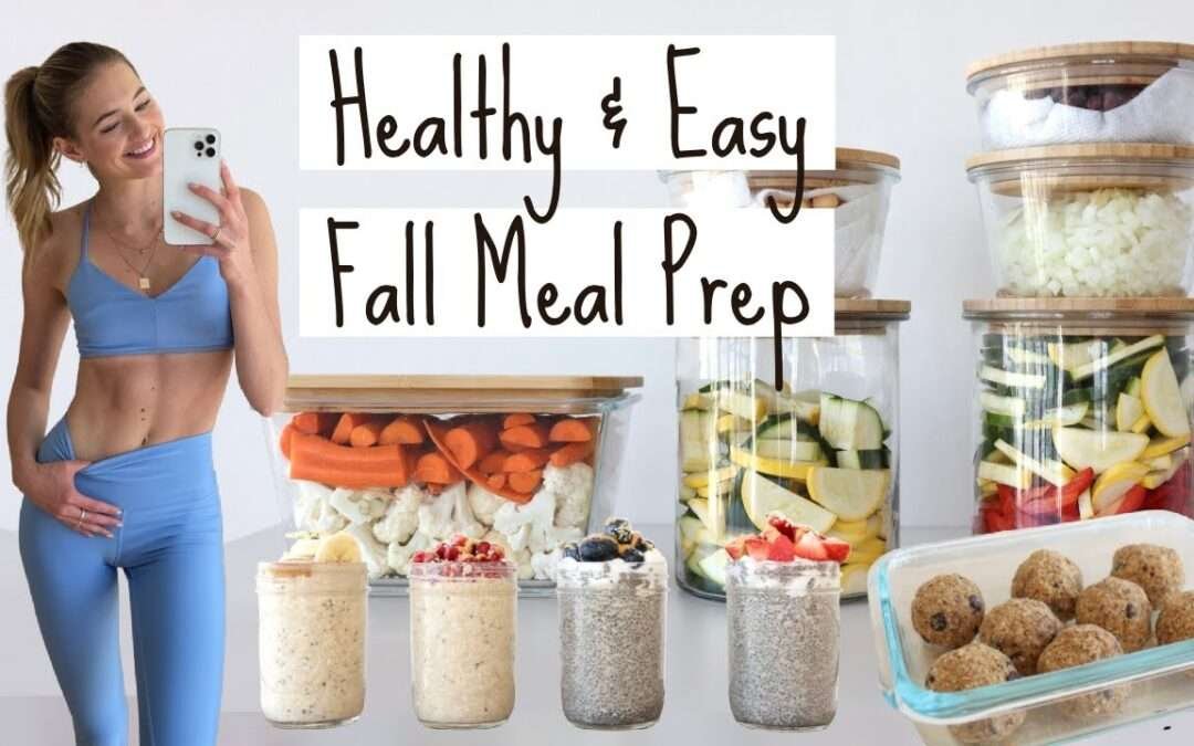 Healthy Mealprep for Fall | Easy & Quick Recipes and Protein Snacks