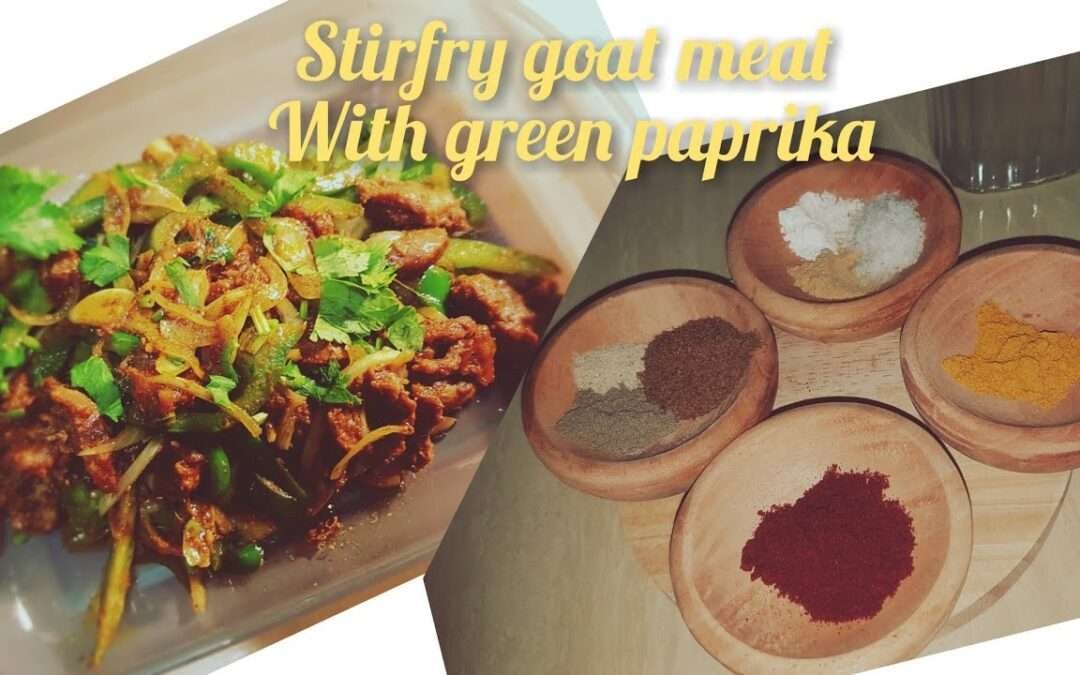 How to stirfry Goat Meat with green paprika || Secret Seosonings || Tumis daging kambing