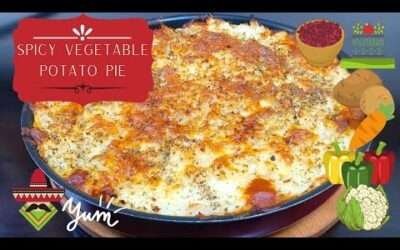 Spicy Veg Potato Pie | Vegetarian Recipes | Veggie Shepherds Pie