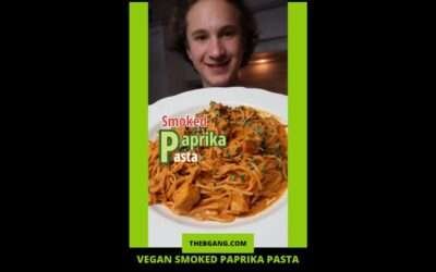 Vegan Smoked Paprika Pasta, Easy Pasta Recipe #Shorts
