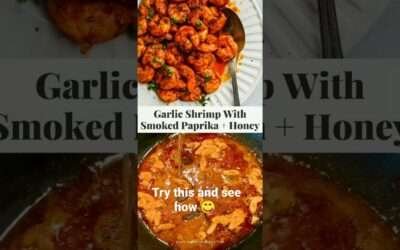 #short #Garlic with smoked paprika +honey