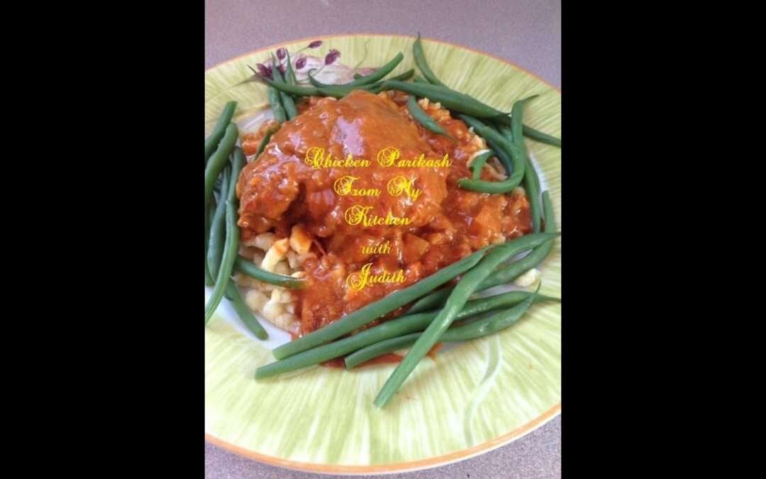 chicken paprikash – channeling Julia Child