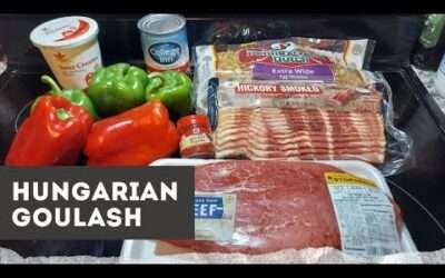 Cooking Hungarian Goulash – Using the Harvest – This is my FAVORITE meal!!!