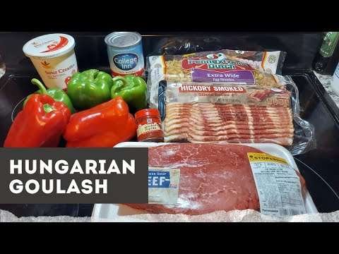Cooking Hungarian Goulash – Using the Harvest – This is my FAVORITE meal!!!