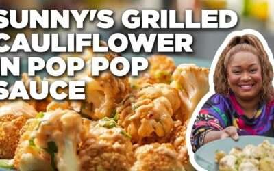 Sunny Anderson's Easy Grilled Cauliflower in Pop Pop Sauce | The Kitchen | Food Network