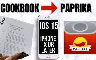 Add recipes to Paprika App with NEW LIVE TEXT iOS 15 Feature (iPhone X or later)
