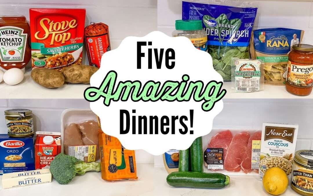 5 EASY Weeknight Meals | Tried & True Dinners ANYONE Can Make! | Julia Pacheco