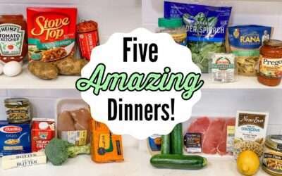 5 EASY Weeknight Meals | Tried & True Dinners ANYONE Can Make! | Julia Pacheco