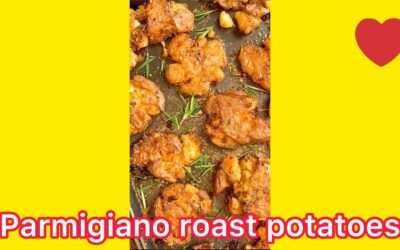 PARMIGIANO ROAST POTATOES, easy recipe! #shorts