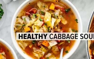 CABBAGE SOUP | super easy, vegetarian soup for a healthy diet