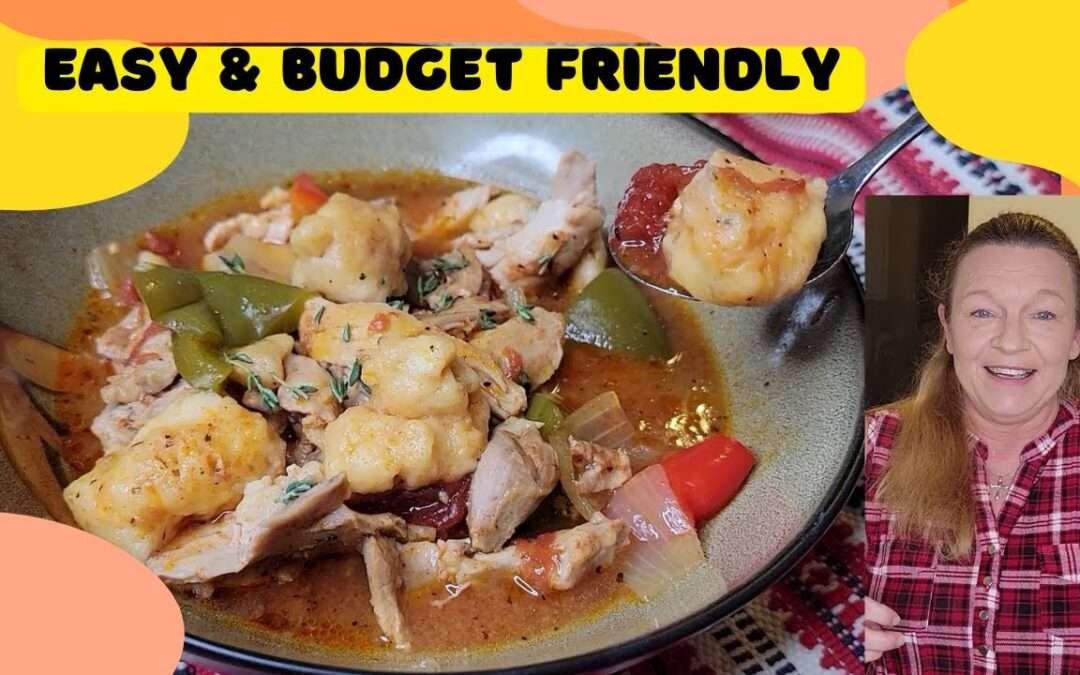 Easy Chicken Paprika (Paprikash) & Easy Dumplings-Chicken Soup-One Pot Weeknight Meal