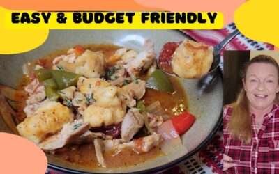 Easy Chicken Paprika (Paprikash) & Easy Dumplings-Chicken Soup-One Pot Weeknight Meal