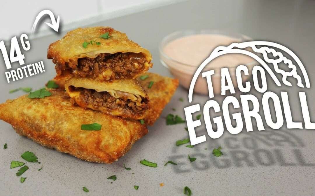 160 Calorie Taco Egg Rolls Recipe