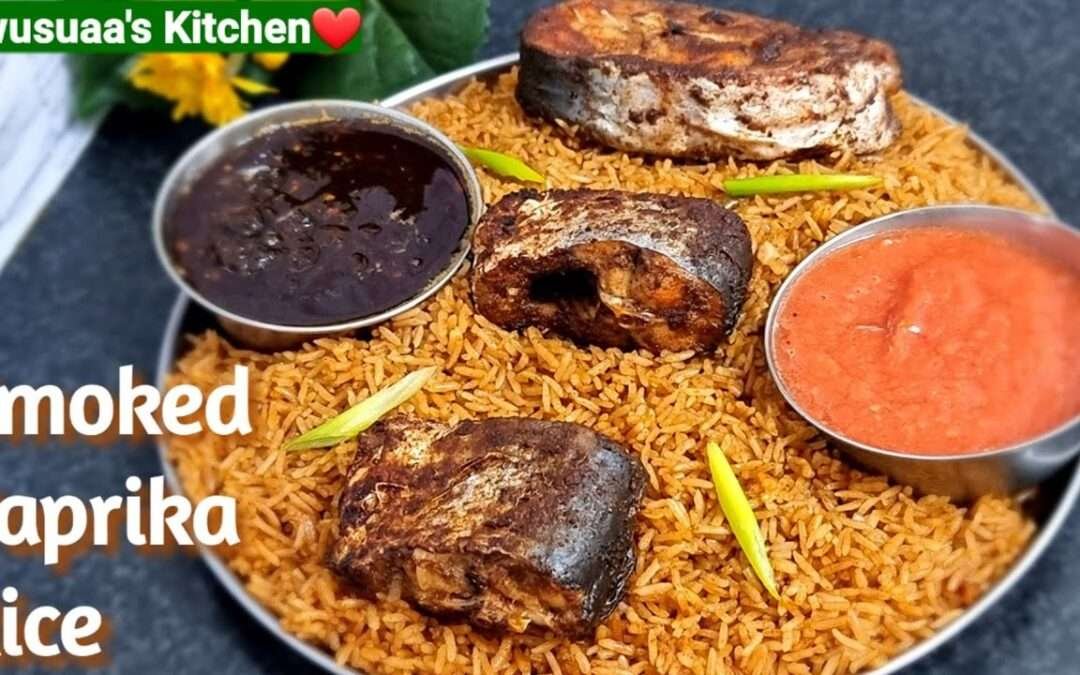 How to Make Delicious Smoked Paprika Rice||20mins quick & easy dinner  |Jollof rice recipe style