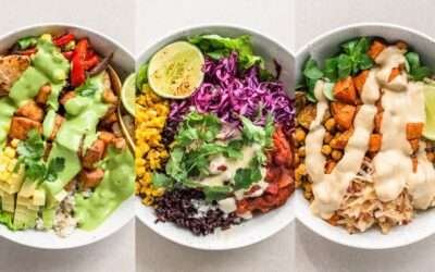 EASY BALANCED BOWLS / whole food plant based (full recipes)