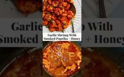 Garlic Shrimp With Smoked Paprika & Honey Recipe #Shorts720p