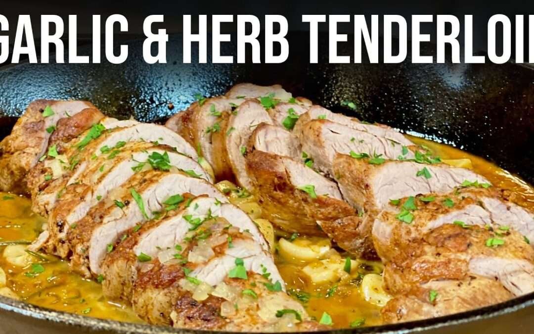 This Pork Tenderloin Recipe is SO EASY, FAST & DELICIOUS!