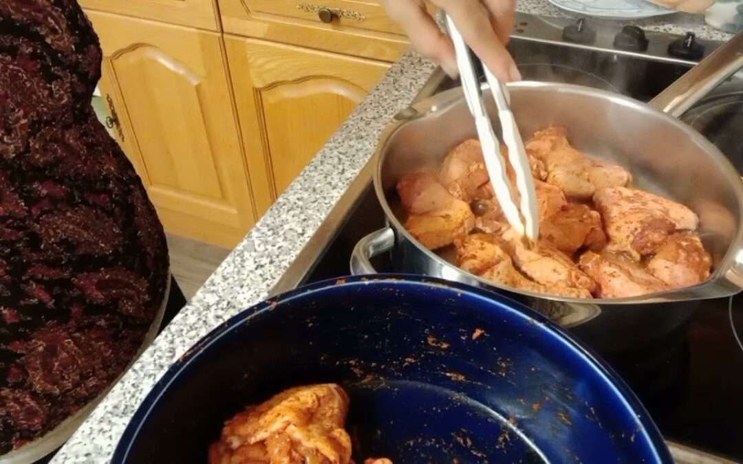 Chicken Paprika with rice /Regina's Recipe