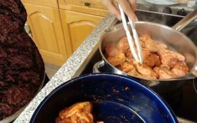 Chicken Paprika with rice /Regina's Recipe