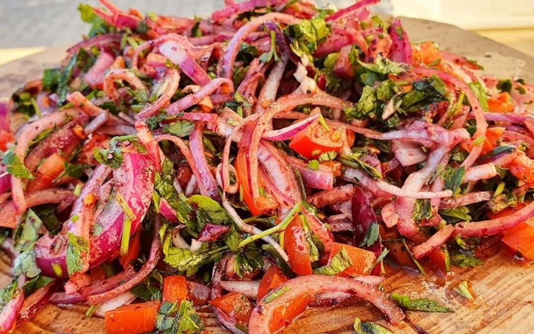 Super Delicious Fresh Salad Recipe! Don't eat kebab without this salad!