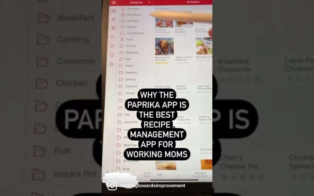 WHY THE PAPRIKA APP IS THE BEST RECIPE MANAGEMENT APP FOR WORKING MOMS