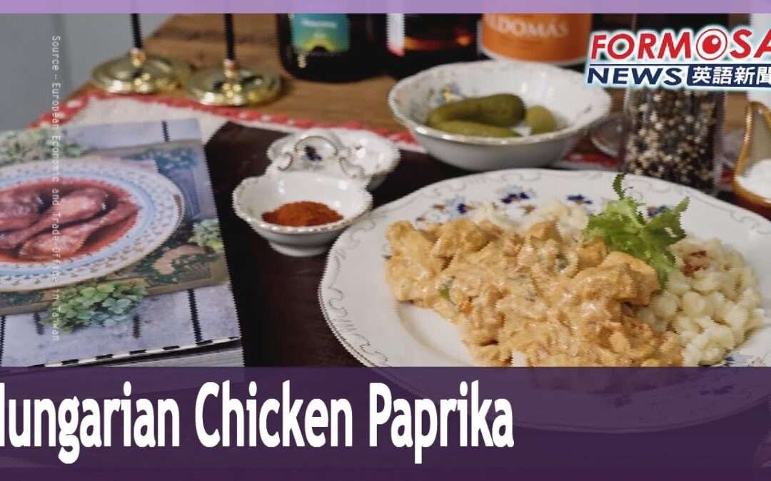Diplomat teaches how to make Hungarian chicken paprika