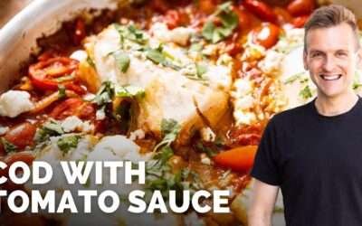 Cod with Moroccan Spiced Tomatoes