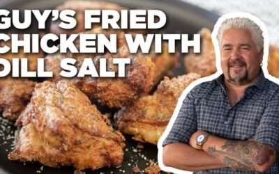 Guy Fieri's Fried Chicken with Dill Salt | Guy's Big Bite | Food Network