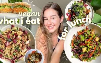 what I eat in a week for lunch! | 5 simple VEGAN recipes