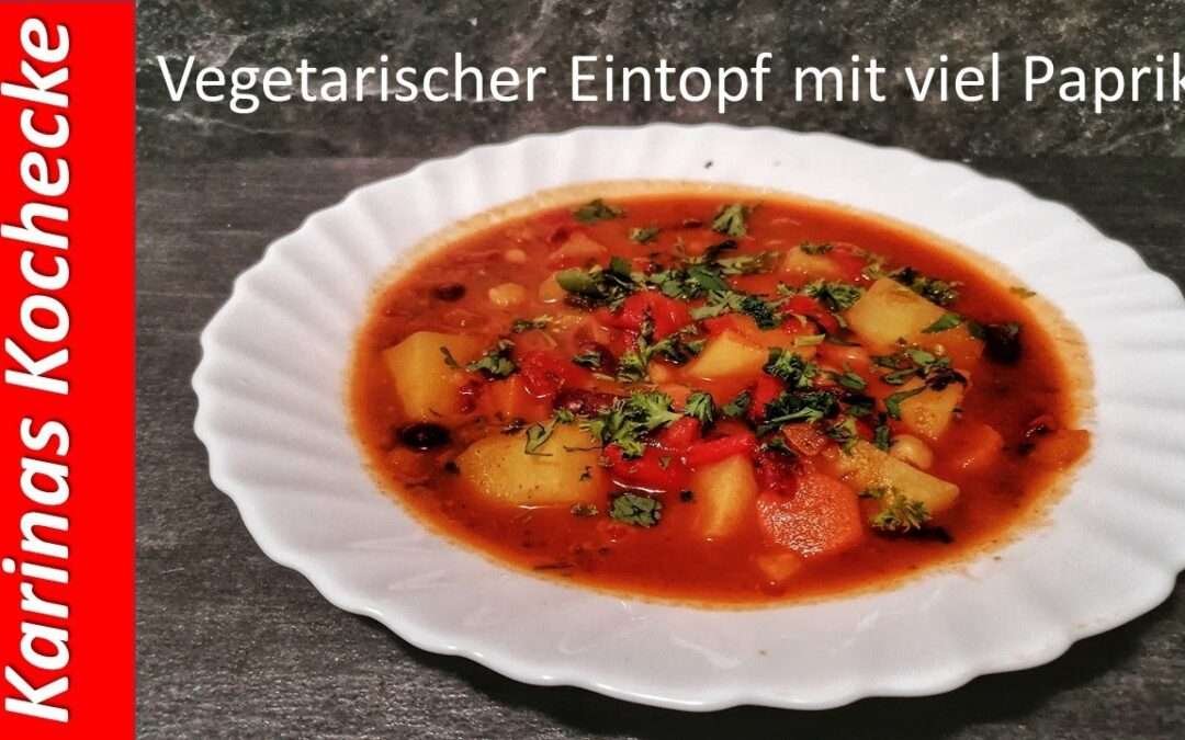 Vegetarischer Eintopf mit Kartoffeln und Paprika / Eintopf rezept / vegan stew recipe