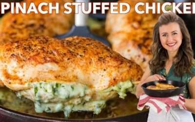 Cheesy Spinach Stuffed Chicken Breasts