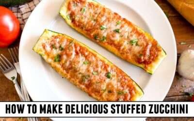 The BEST Stuffed Zucchini Recipe EVER | My Family Went Wild!!