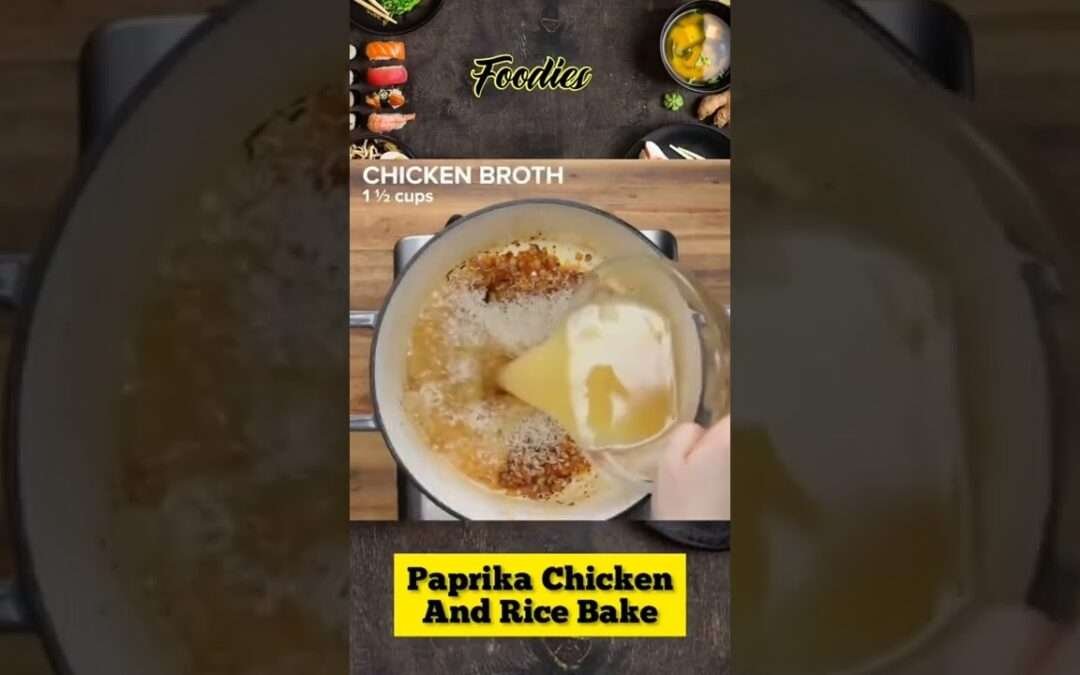 Paprika chicken and rice bake / Food recipes / #short #shortsvideo #shortvideo #subscribe #status