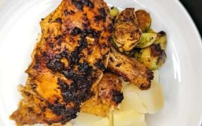 Lemon, Garlic & Smoked Paprika Whole Chicken! #shorts