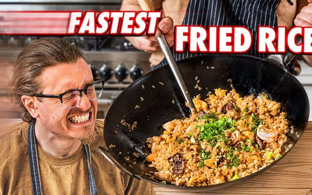 Making Fried Rice Faster Than A Restaurant | But Faster