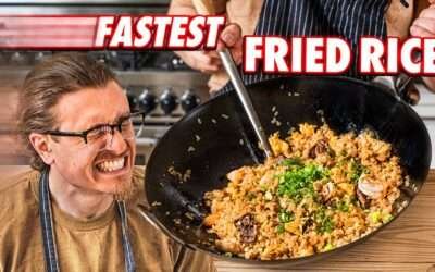 Making Fried Rice Faster Than A Restaurant | But Faster