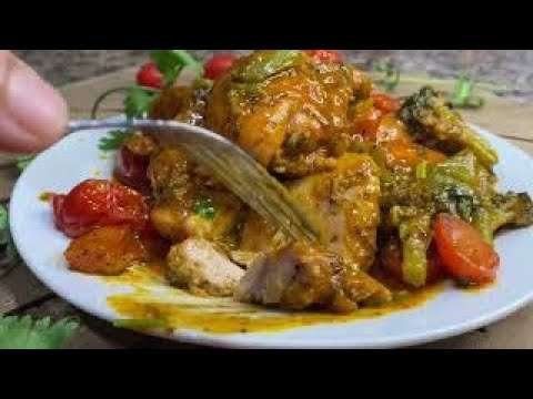 One pan Paprika Chicken Thighs/Dinner in 30 minutes/Healthy Food Recipe@KetoXOXO