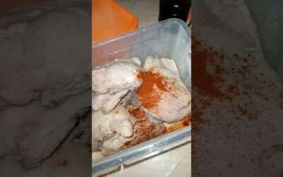 marinating chicken using spanish paprika